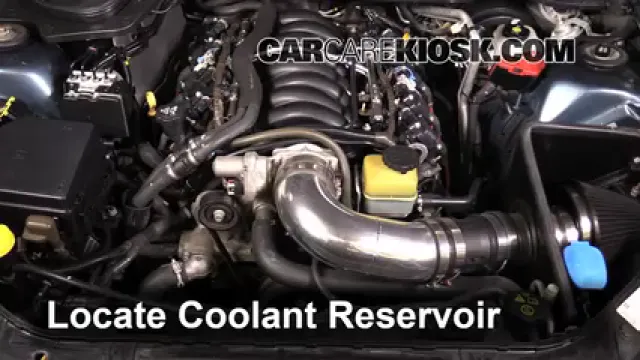 2009 Pontiac G8 GT 6.0L V8 Coolant (Antifreeze) Add Coolant